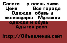 Сапоги 35 р.осень-зима  › Цена ­ 700 - Все города Одежда, обувь и аксессуары » Мужская одежда и обувь   . Адыгея респ.